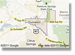 DUNNELLON MAP